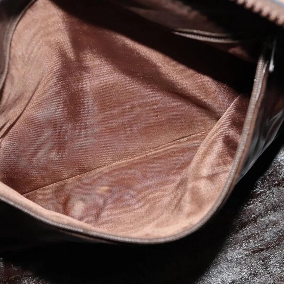 CELINE C Sulky Boston Bag Canvas Brown Gold Auth bs24812 - Picture 11 of 16